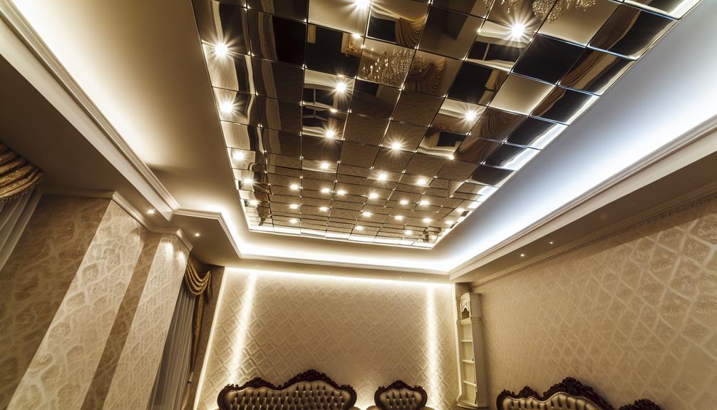 reflective ceiling tile design