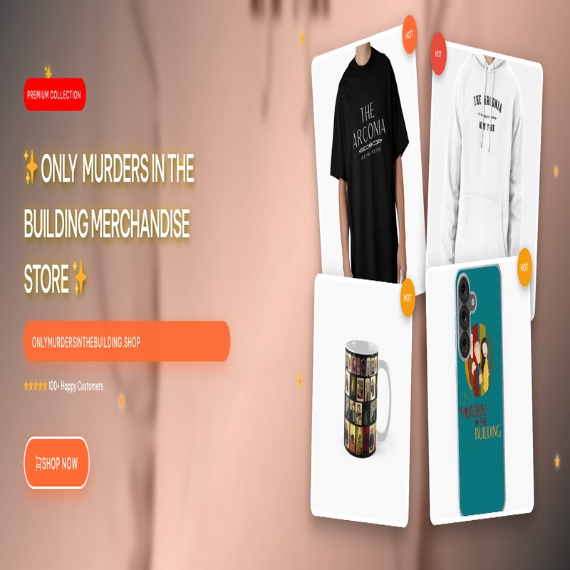 Explore Exclusive Only Murders in the Building Shop Merchandise